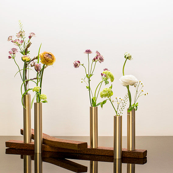 Hove Home Slim Vase 17 cm Vase Brass