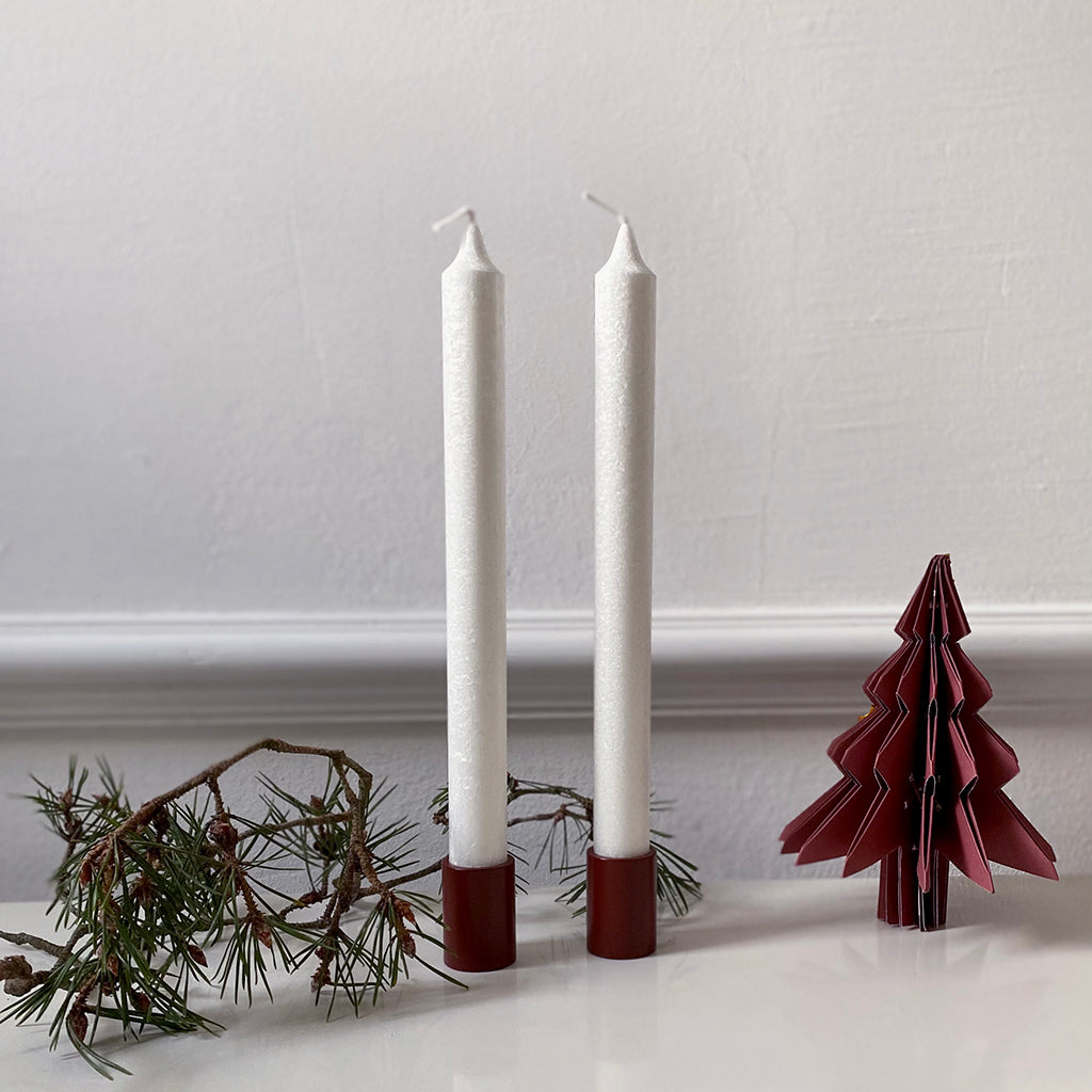 Hove Home Small Light Candle Holder Bordeaux