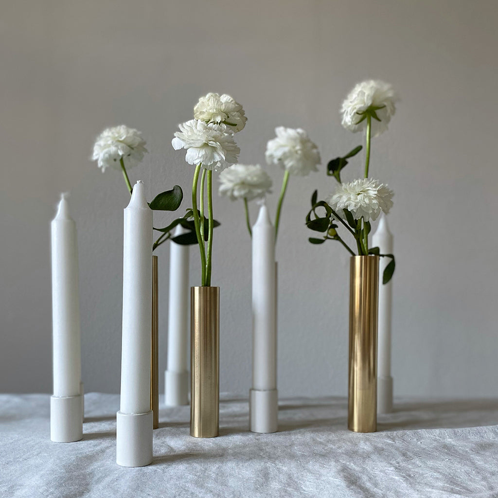 Hove Home Small Light Candle Holder White