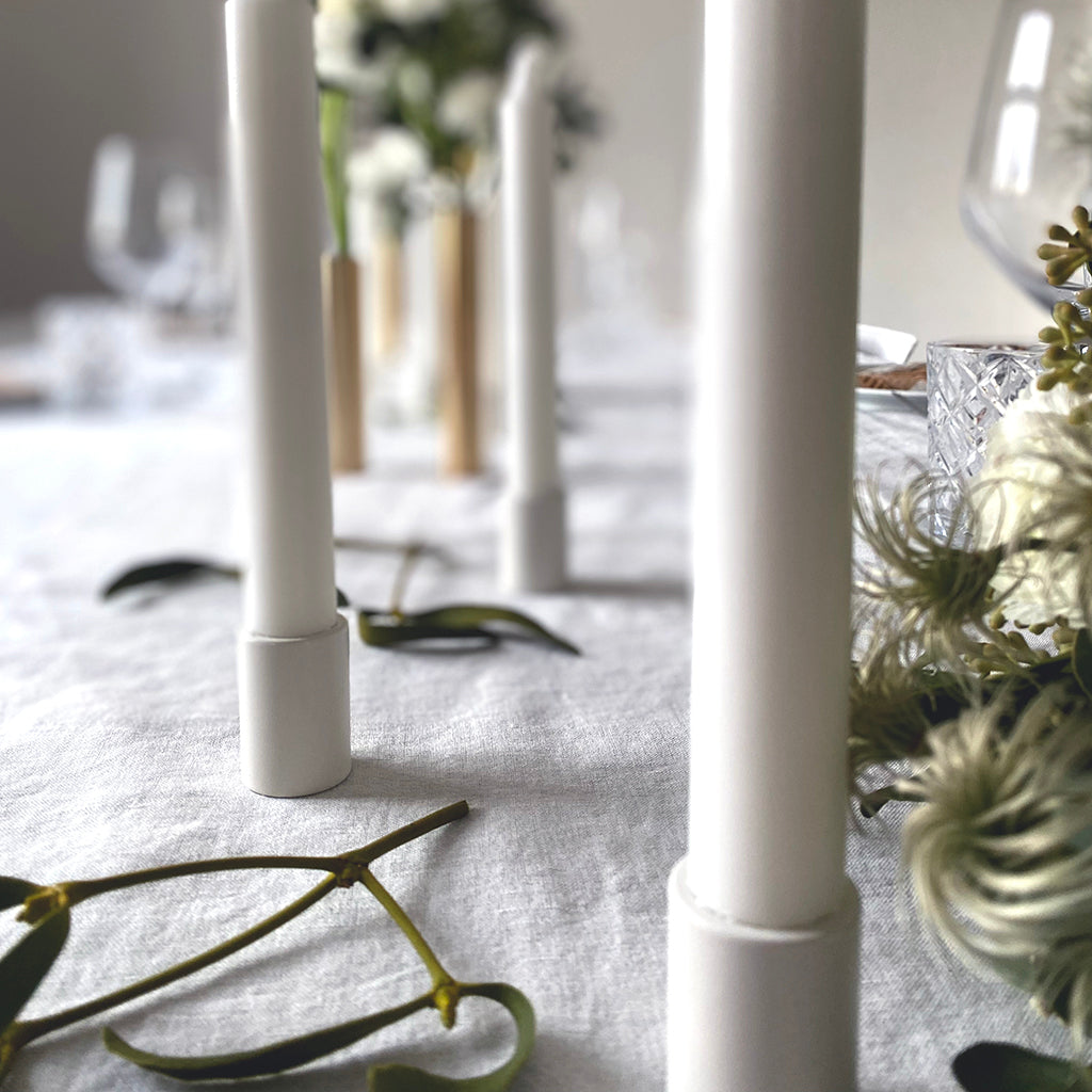 Hove Home Small Light Candle Holder White