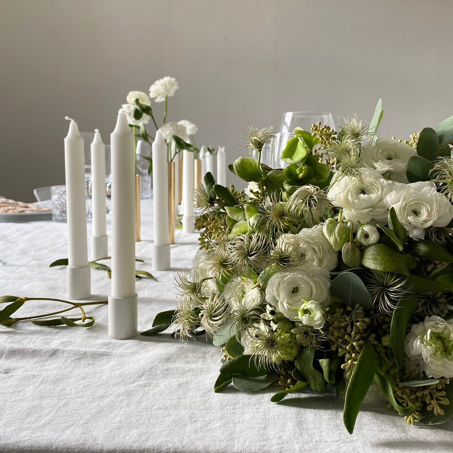 Hove Home Small Light Candle Holder White