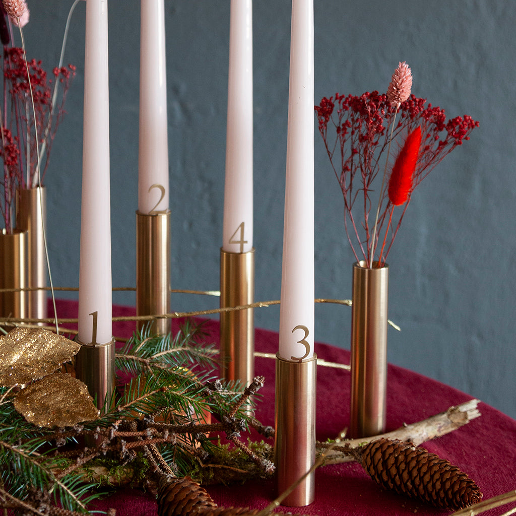 Hove Home Advent numbers, Brass Advent numbers Brass