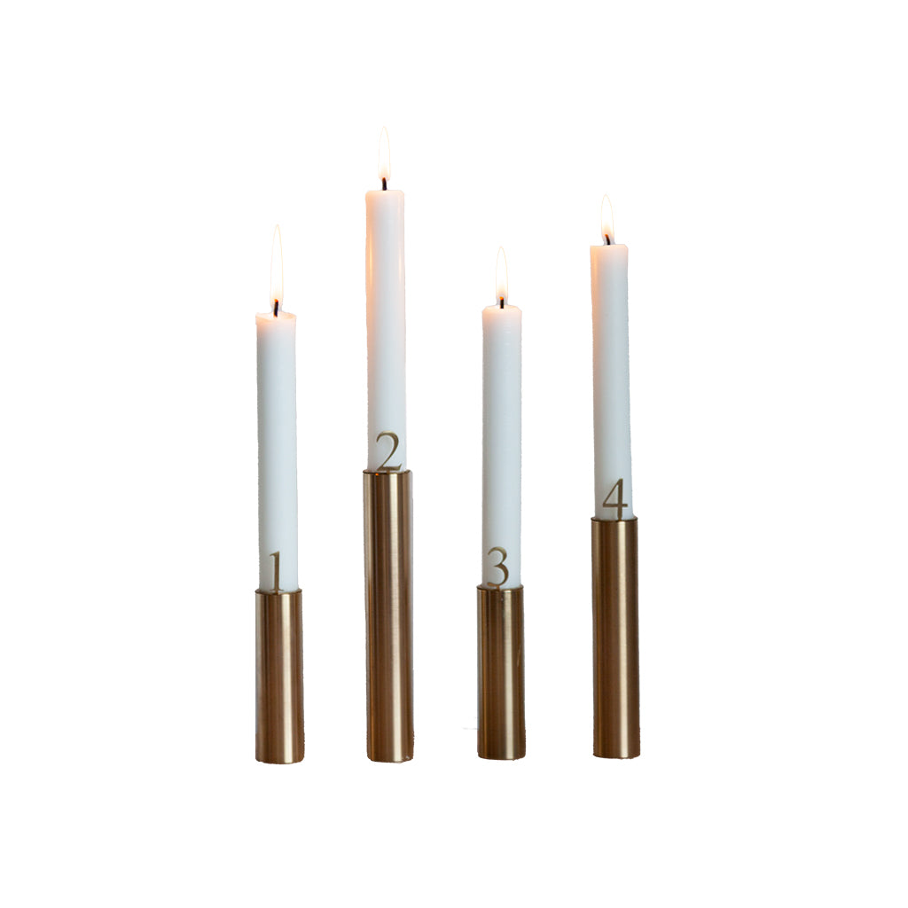 Hove Home Advent numbers, Brass Advent numbers Brass