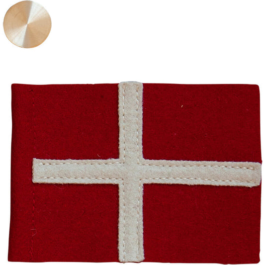 Hove Home Danish Flag Flag Brass