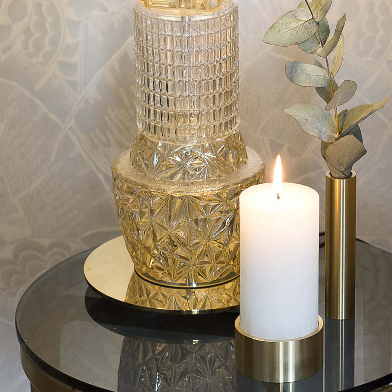 Hove Home Fat Light, Brass Candle Holder Brass