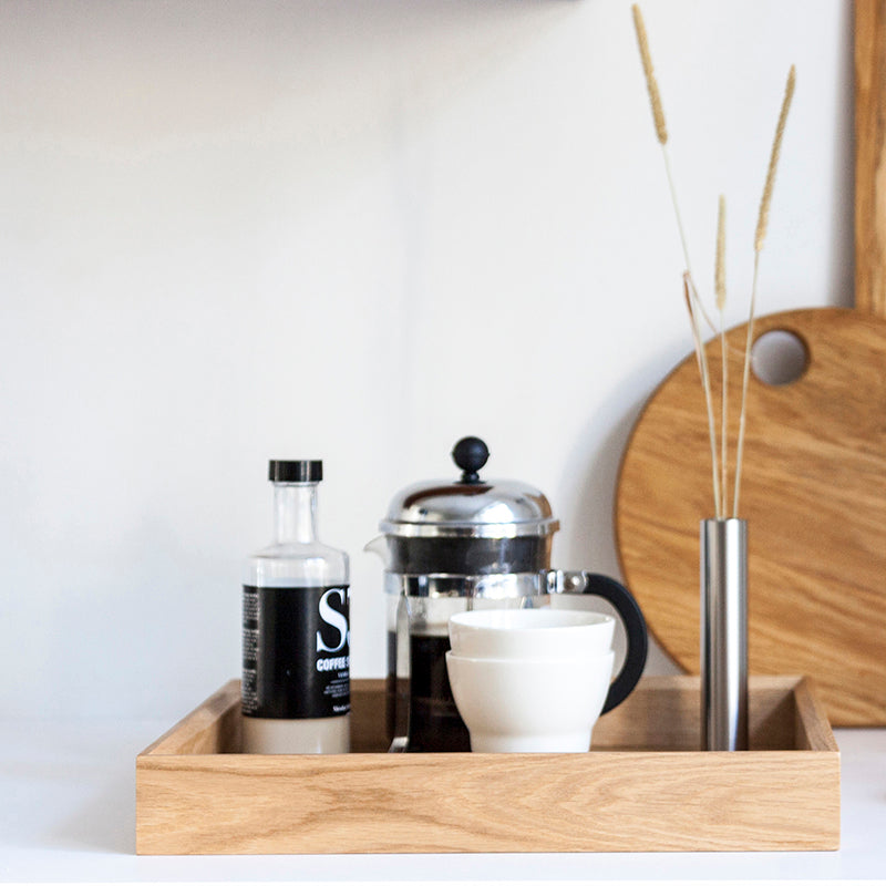 Hove Home Oak tray 35x35X5 Tray