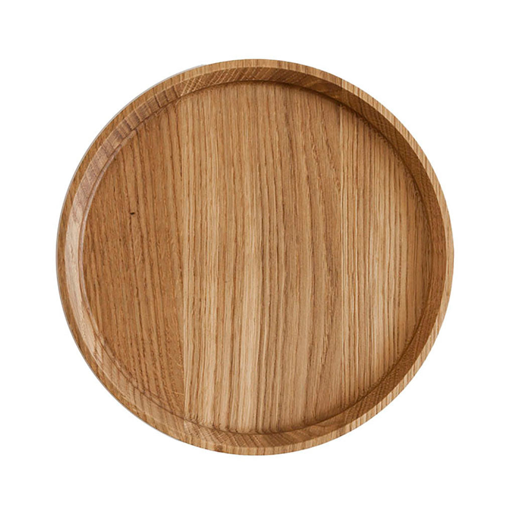 Hove Home Oak tray Ø28 Tray Oak