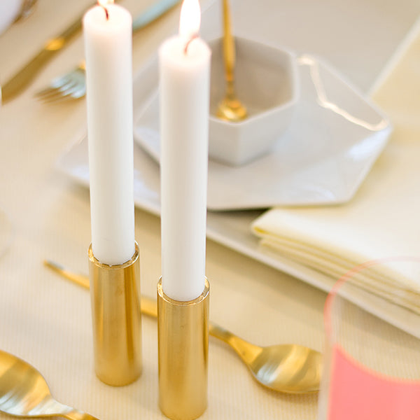 Hove Home Slim Light 10 cm Candle Holder Brass