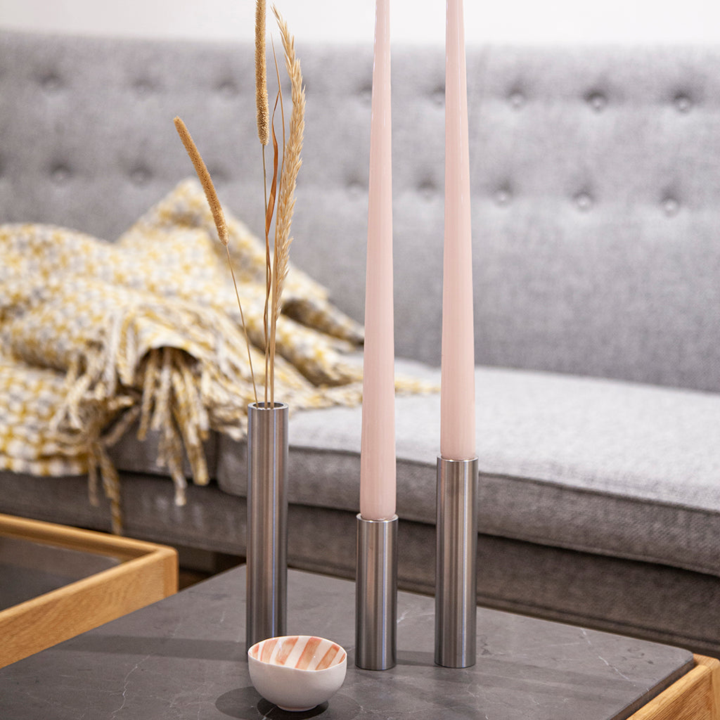 Hove Home Slim Light 10 cm Candle Holder Stainless Steel