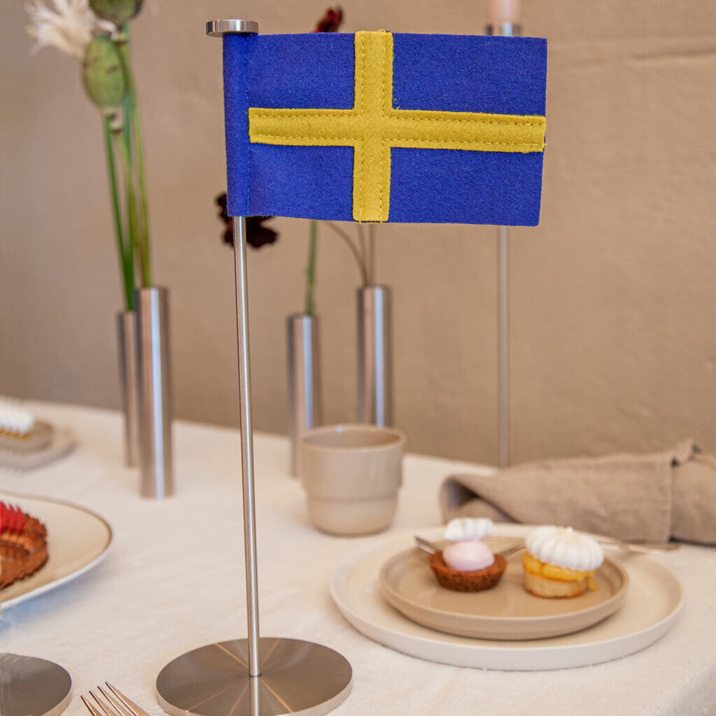 Hove Home Swedish Flag Flag Stainless Steel