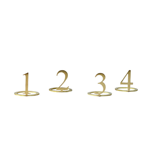 Hove Home Advent numbers, Brass Advent numbers Brass