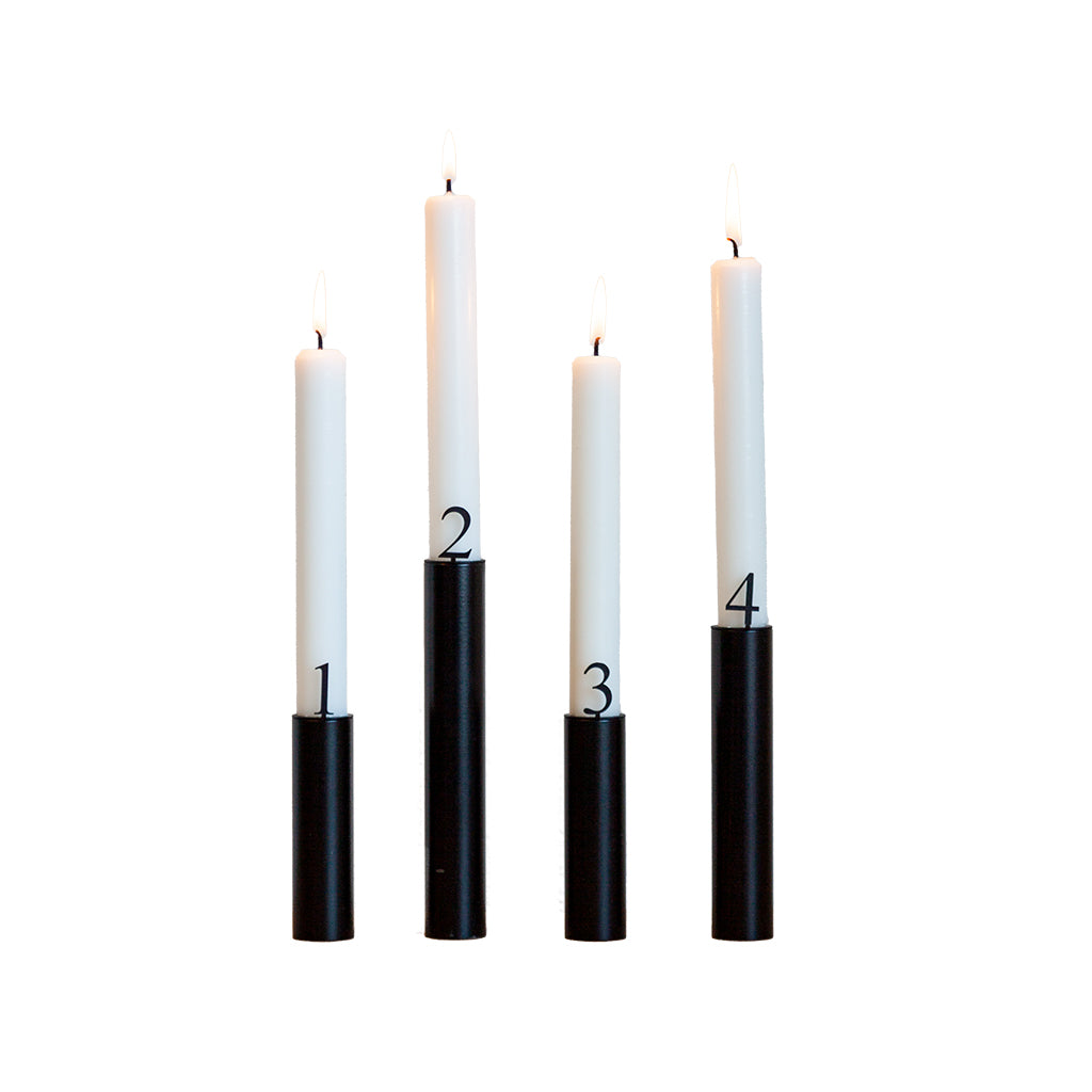 Hove Home Advent numbers, Black powder coated steel Advent numbers Black Powder Coated Steel