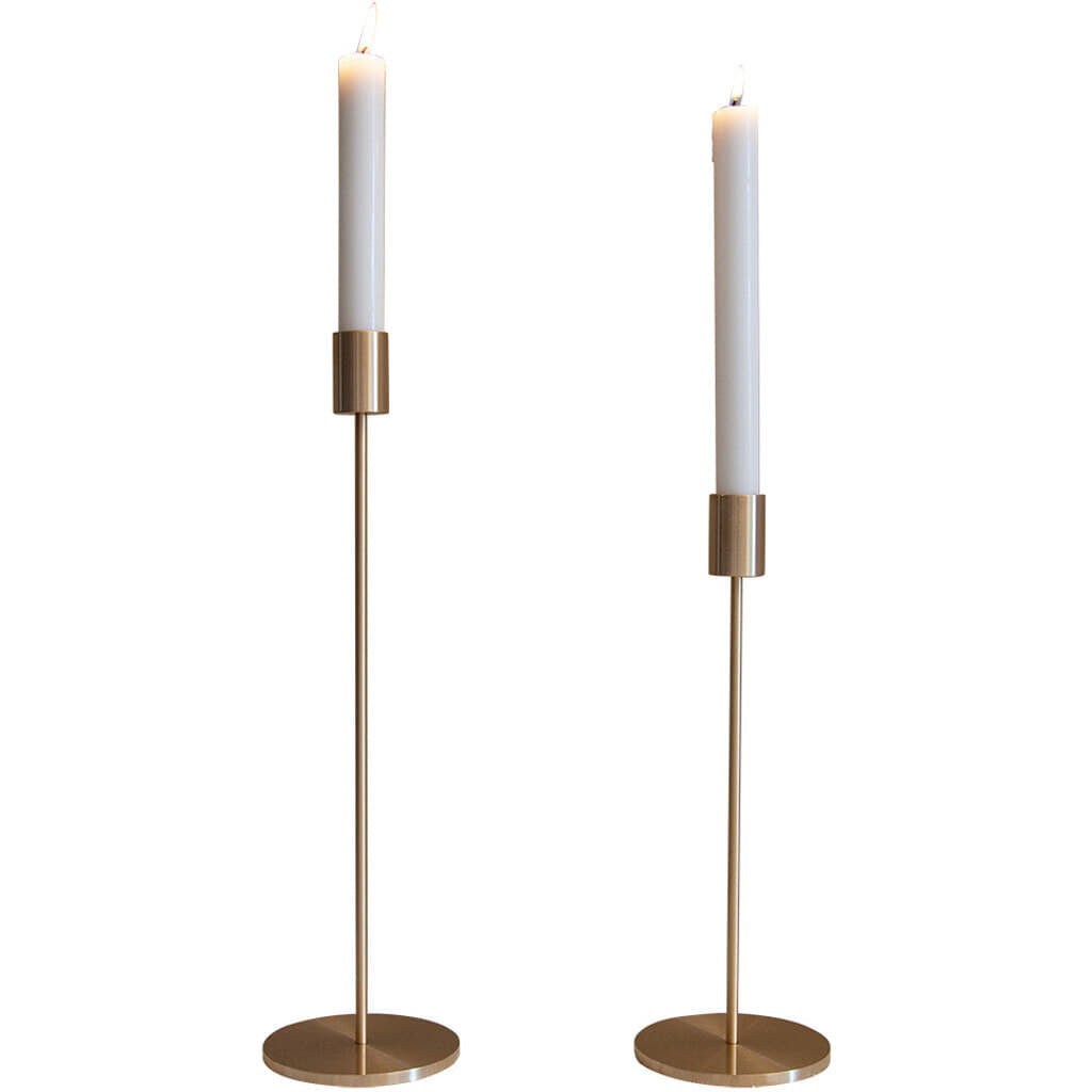Hove Home High Light 28 cm Candle Holder Brass