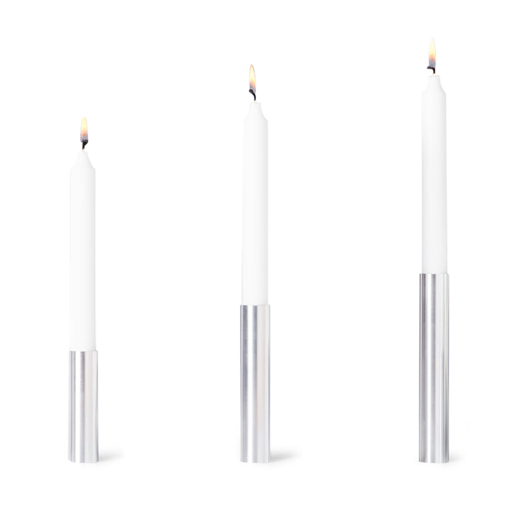 Hove Home Slim Light 3 BOX Candle Holder Stainless Steel